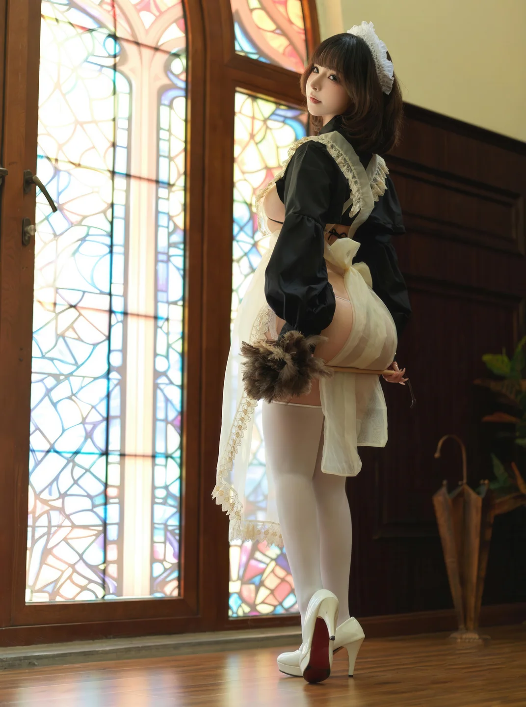 yuuhui玉汇 - 家养女仆 [149P,2V-2.19GB] tg@simisebaisi 【丝足阁】054.webp